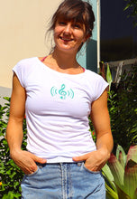 Load image into Gallery viewer, Women&#39;s &quot;Heart Music&quot; bamboo T-shirt