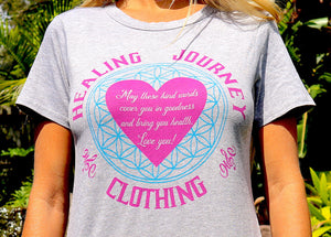 Women's "Love you!" healing prayer Organic cotton dress/nightie