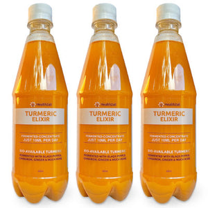 3 X ZAP Fermented Turmeric Elixir Drink (600ml)